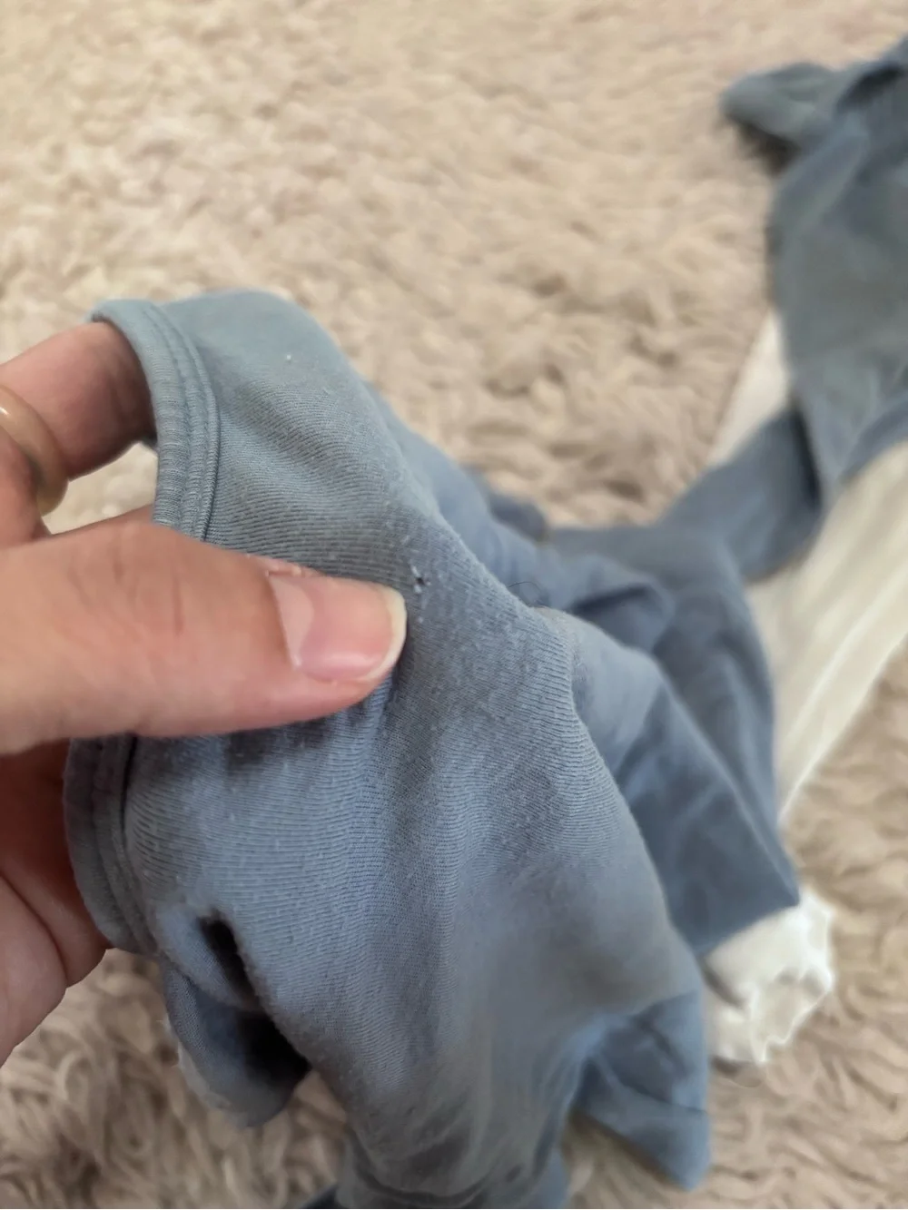 Kyte Baby | Long Sleeve Pajamas in Slate and Cloud | sz 2T